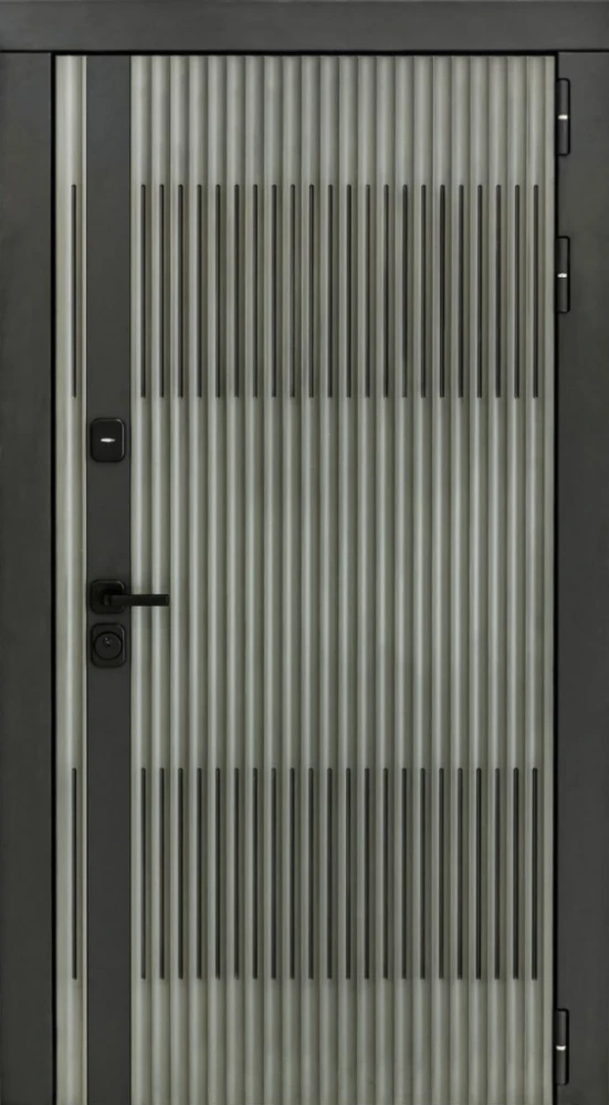 Входная дверь ДвериПРО Elfy ФЛ-256 (10мм, бетон снежный) DPRO220523 внешняя сторона