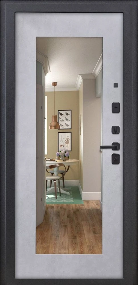 Входная дверь ДвериПРО Rosna ФЛЗ-603 Бетон снежный DPRO221095 внутренняя сторона