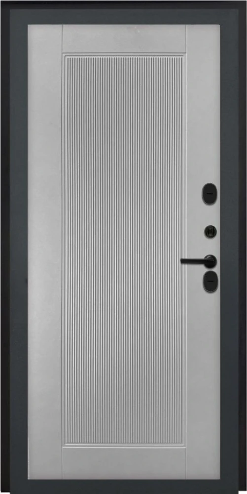 Входная дверь ДвериПРО Аура ПВХ 10мм Астрод Velutto Grigio DPRO201224 внутренняя сторона