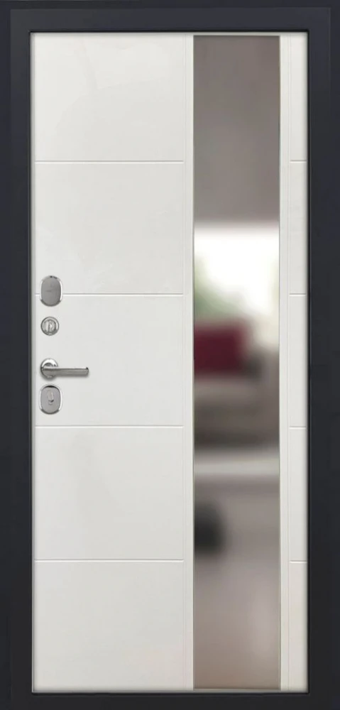 Входная дверь ДвериПРО Модель L-49 ФЛЗ-649 капучино (зеркало) DPRO220792 внутренняя сторона